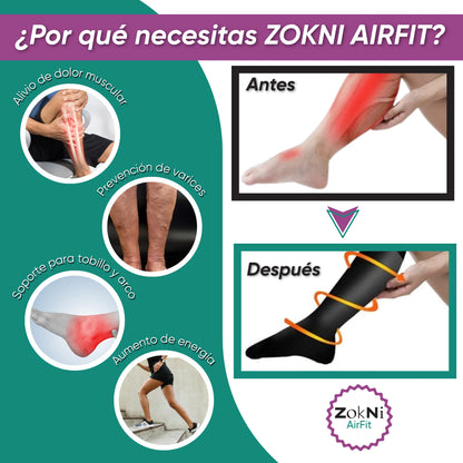 ZOKNI AIRFIT Compresión Activa™